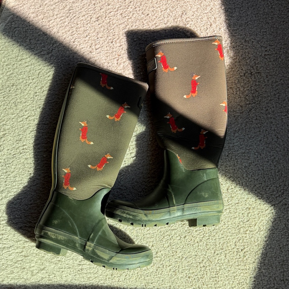 Joules Women's Neoprene Printed Welly Wellington Boots az5